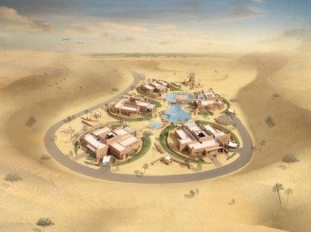 Отели в оазисе пустыне