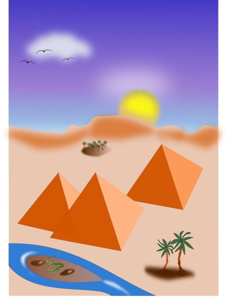 Египет пирамиды оазис