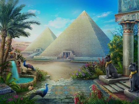 Сады древнего египта арт