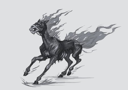 Зомби лошадь