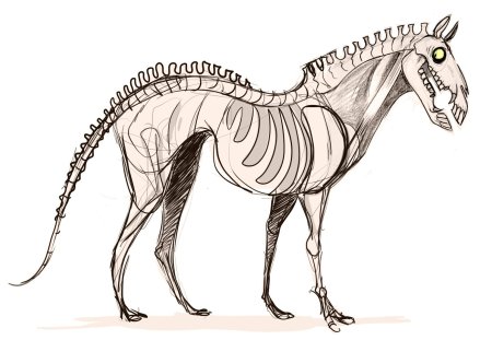 Референсы конь монстр