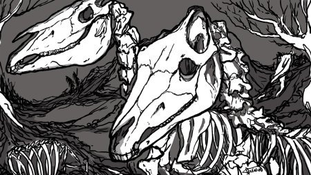 Скелет динозавр