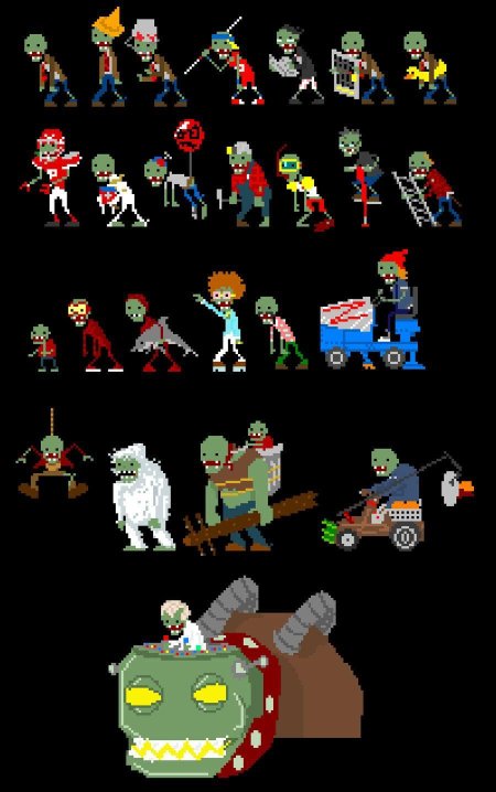 Зомби растения против часть