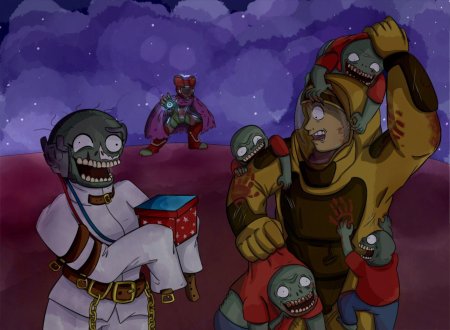 Зомбосс растения против зомби