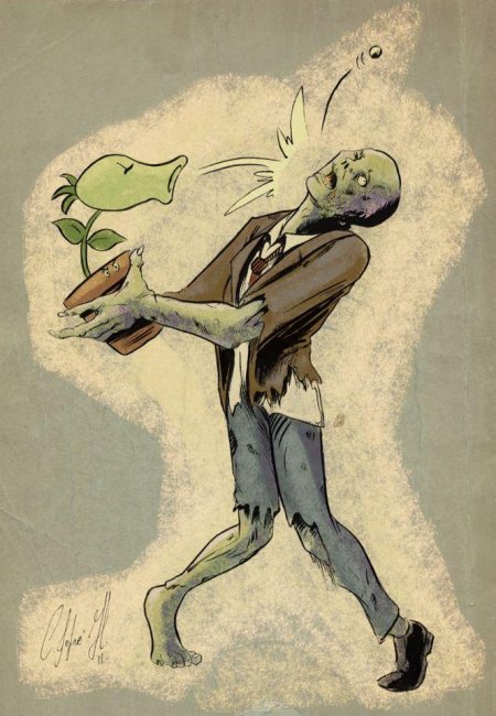 Зомби из игры растения против