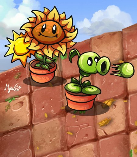 Растения против зомби горохострел военный