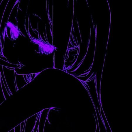 Фиолетовая аниме