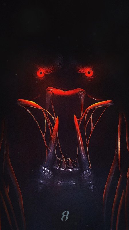 Красные глаза в темноте