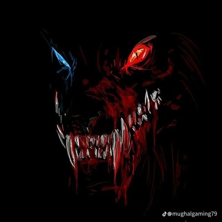 Волк с кровью