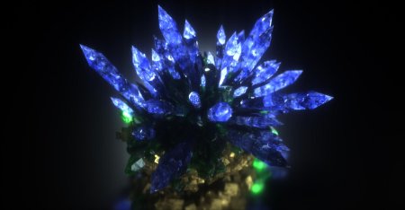 Crystalline formations.