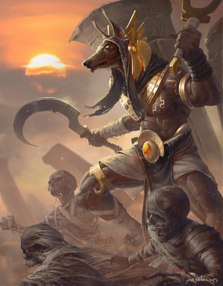 Анубис бог египта