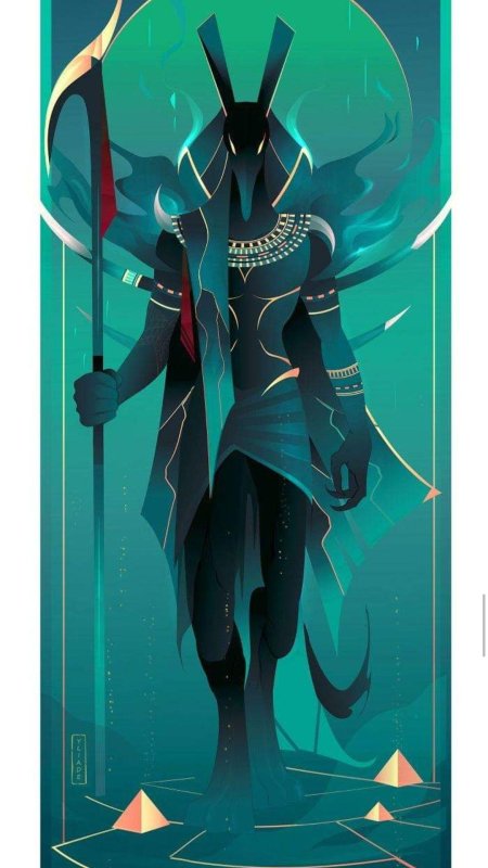 Yliade illustrations египетские боги