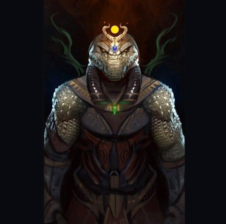 Собек бог египта арт