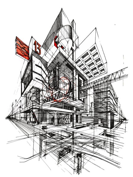 Архитектура в графике