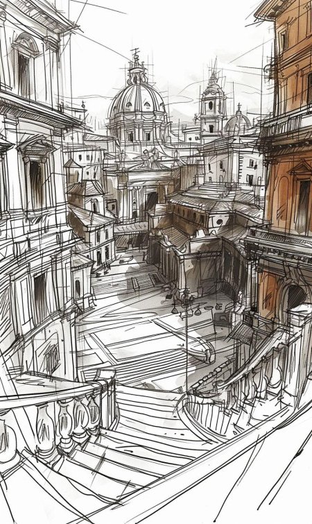 Архитектурные эскизы