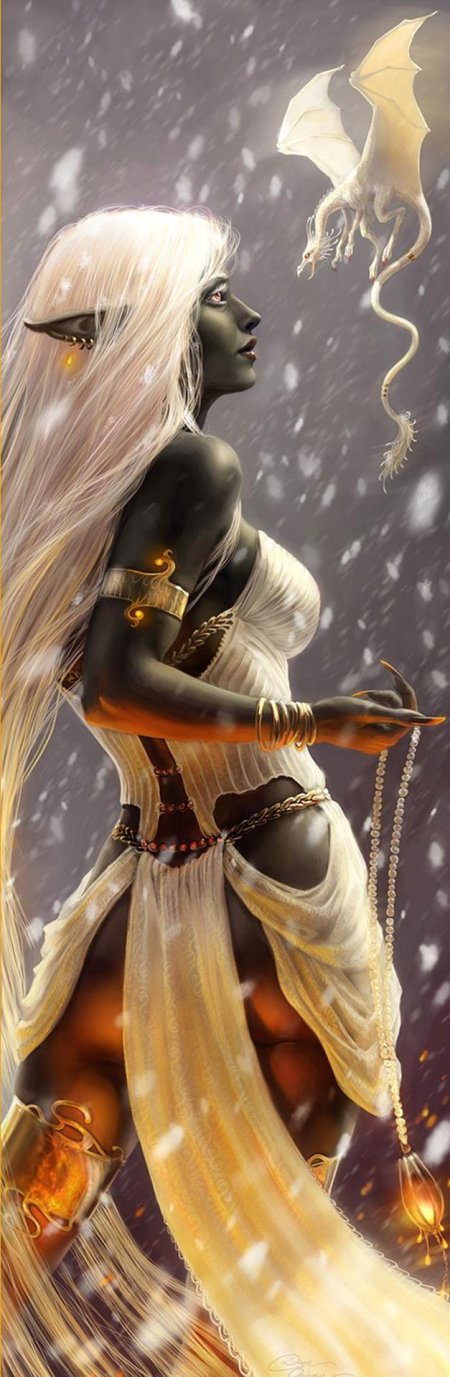 Тёмный эльф арт дроу