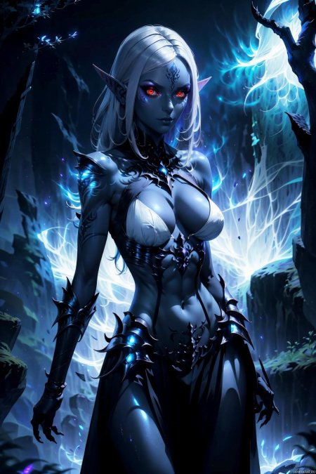 Темная эльфийка арт