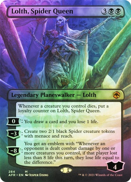 Лолт паучья королева мтг