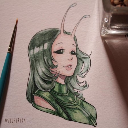 Мантис марвел арт