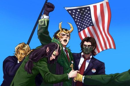 Комикс локи в президенты