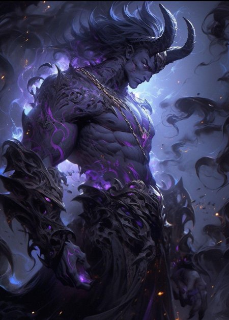 Демон арт фэнтези