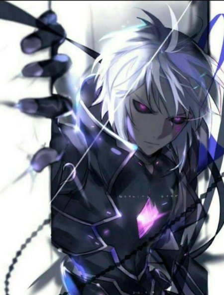 Аниме беловолосый демон