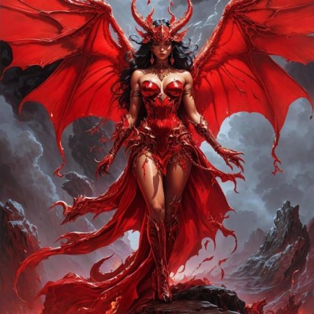 Женщина демон