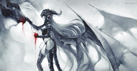 Фэнтези получеловек полудемон