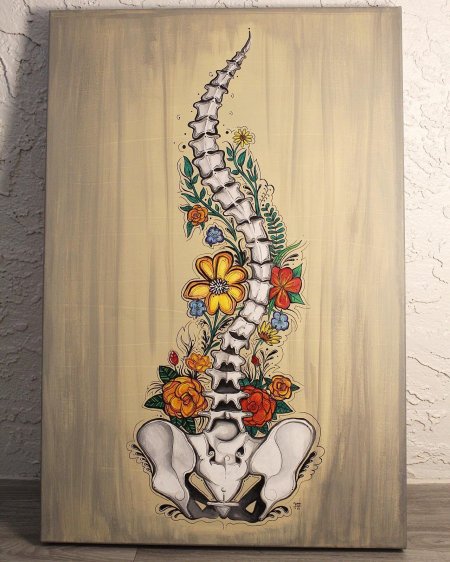 Позвоночник картина