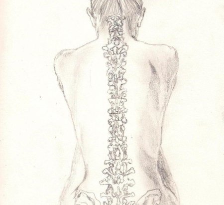 Женщина сзади рисунок