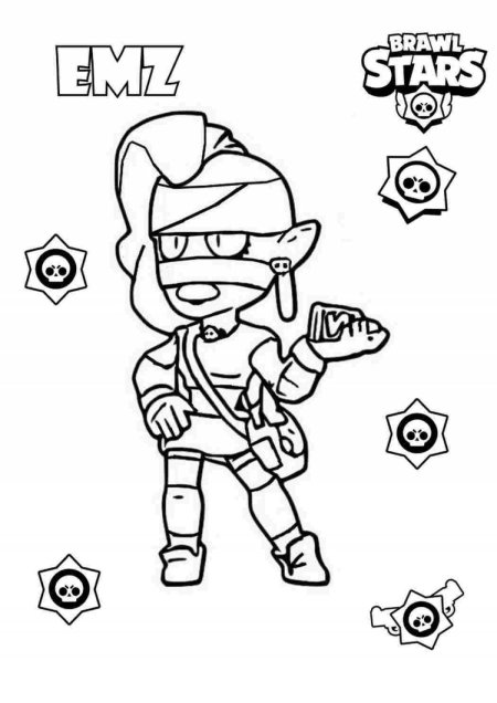 Раскраска браво старс эмз