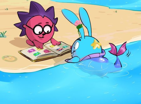 Смешарики крош и ежик