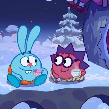 Смешарики зимние серии