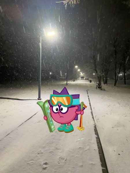 Смешарики зима