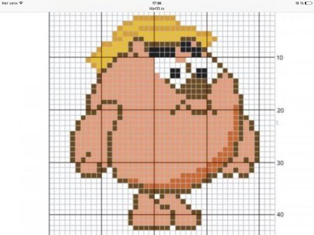 Схемы вышивки крестом смешарики