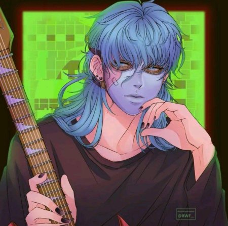 Салли фейс с гитарой