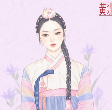 Кореянка иллюстрация