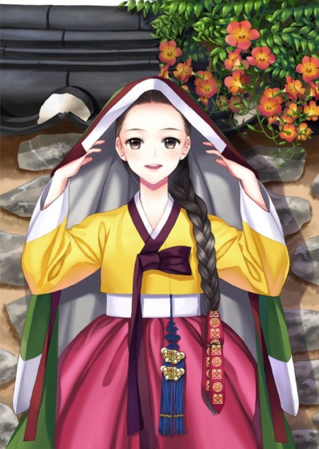 Южная корея ханбок