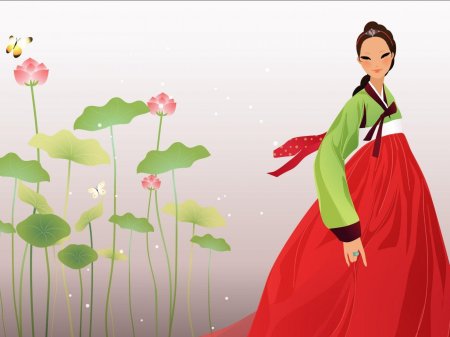 Южная корея ханбок