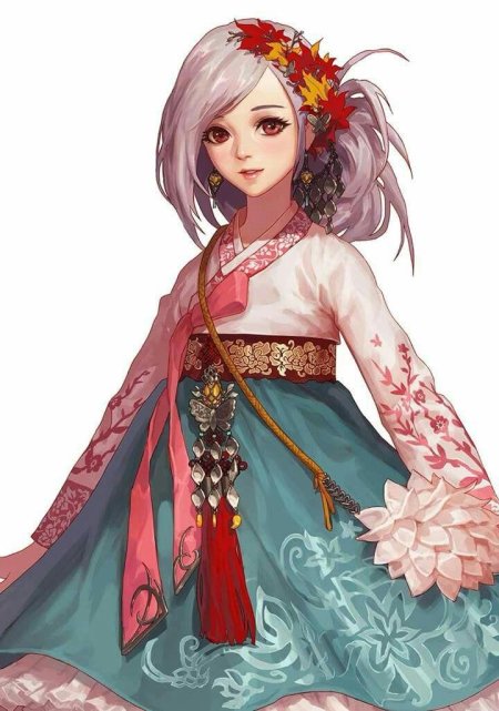 Ханбока аниме