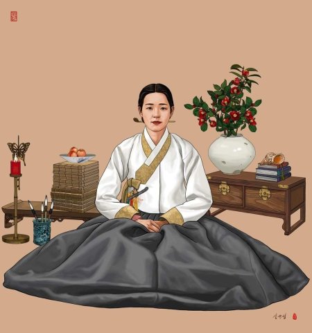 Арт корея ханбок