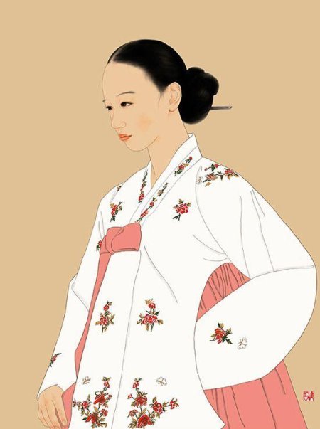 Традиционный китайский костюм рисунок