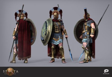 Греческий гоплит и римский легионер