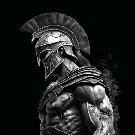 Эскиз тату гладиатор