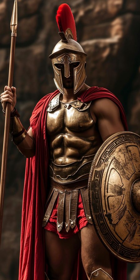 Спартанские воины