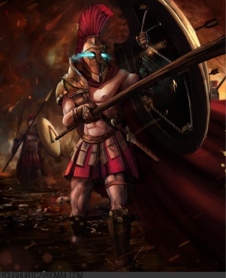 Спартанцы гоплиты