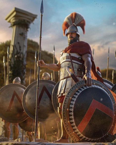 Гоплиты древней греции