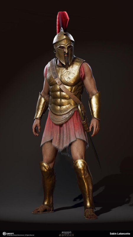 Спартанские доспехи в assassins creed odyssey