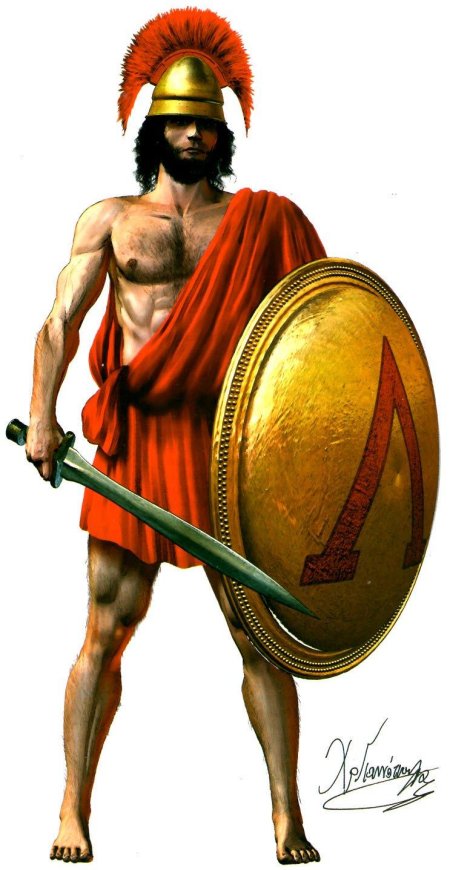 Спартанский гоплит