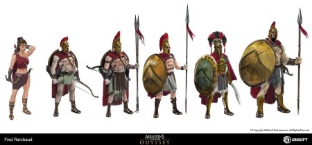 Спартанский гоплит ассасин крид